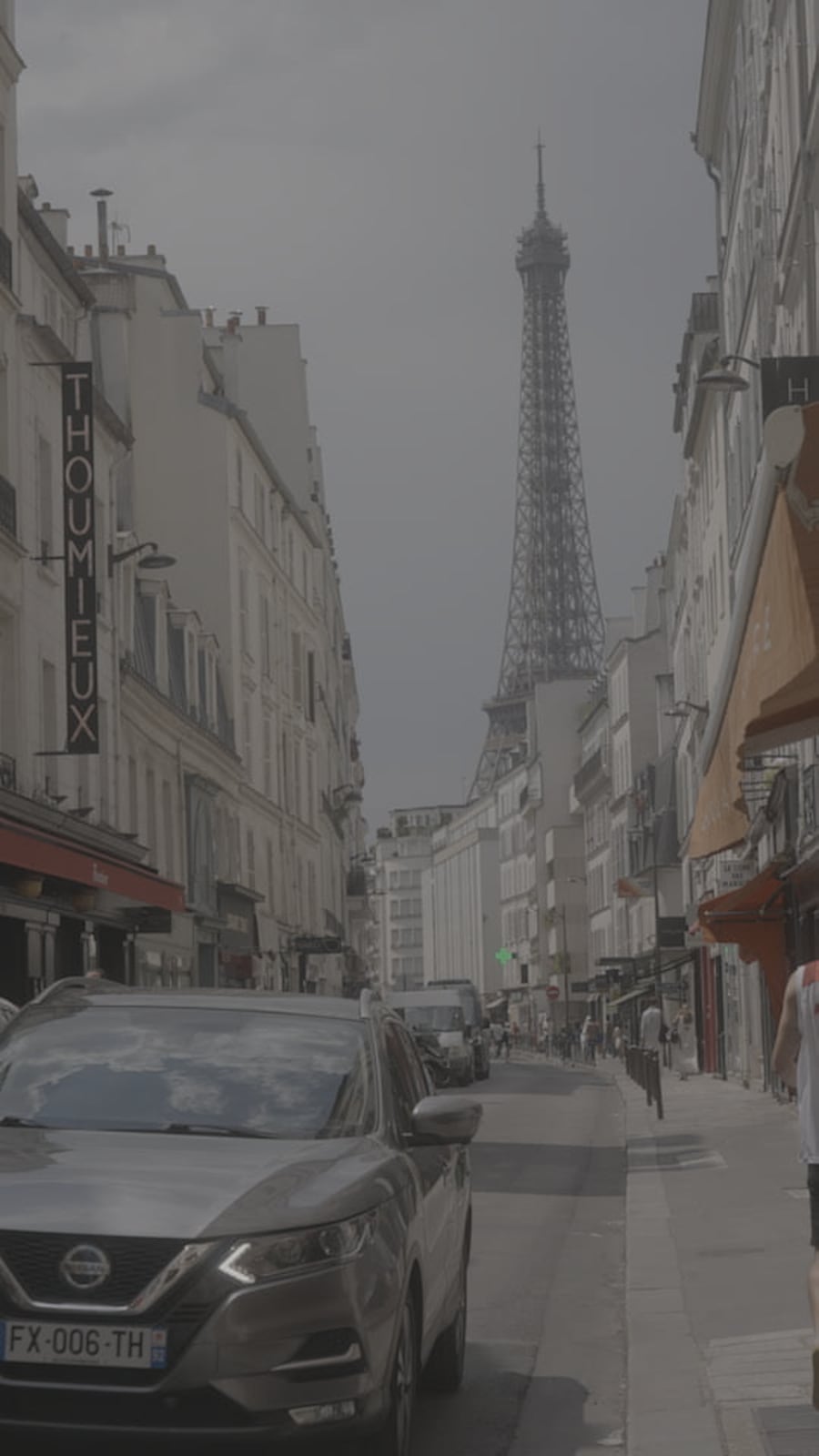 The same frame before grading
