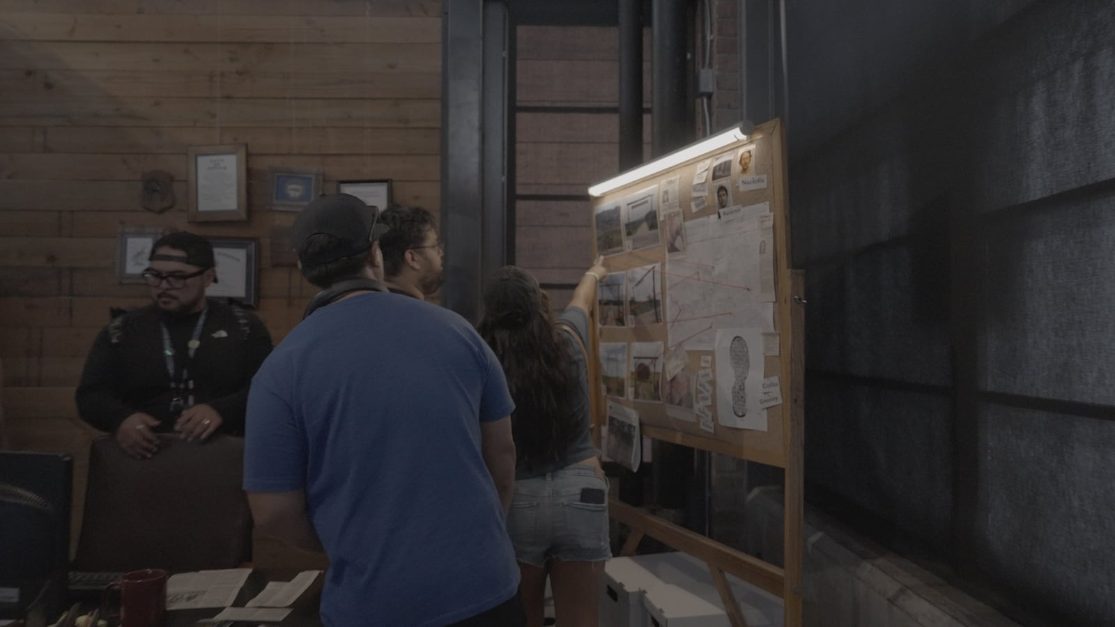 The same frame before grading